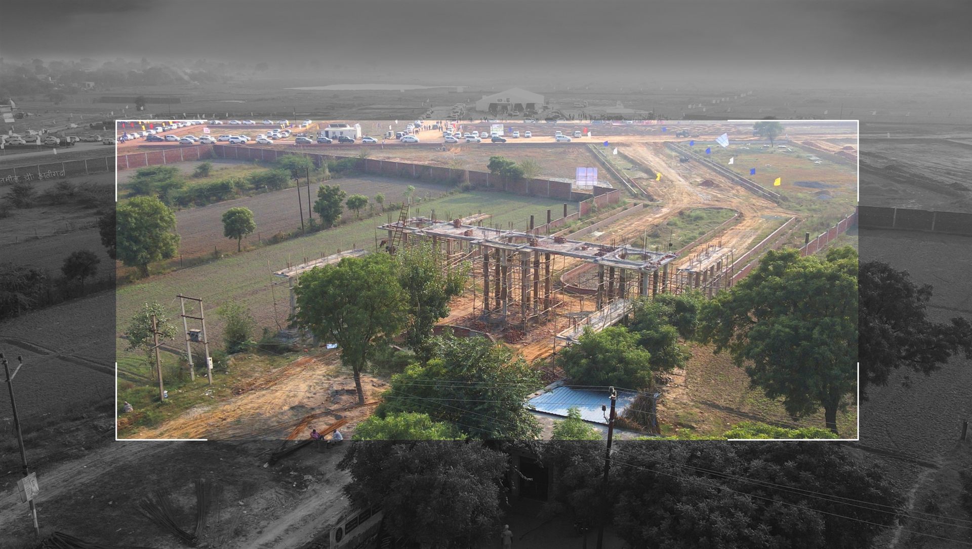 Drone Shot - Entrance Gate